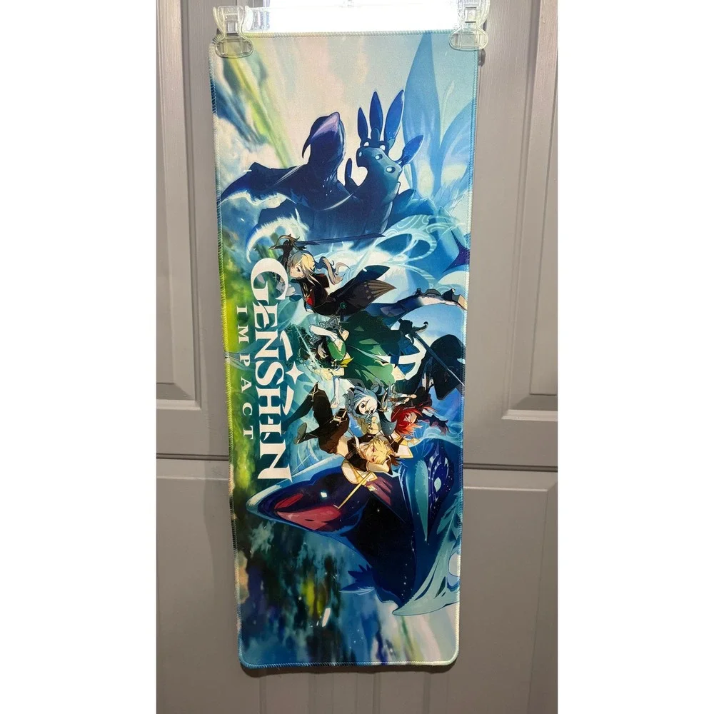 Genshin Impact Gaming Mouse Pad Extended Desk Mat Aether Venti Paimon Diluc Jean